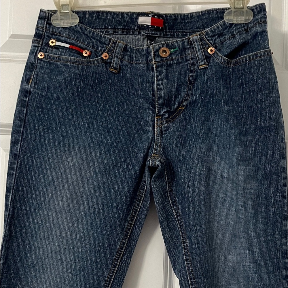 Tommy Hilfiger TH pockets Dark Blue Straight Leg Jeans